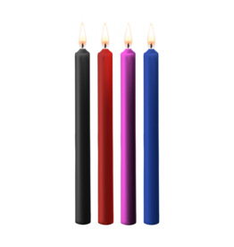 Ouch! by Shots Teasing Wax Candles - 4 Pieces - Large - Multicolor