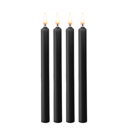 Ouch! by Shots Teasing Wax Candles - 4 Pieces - Large - Black