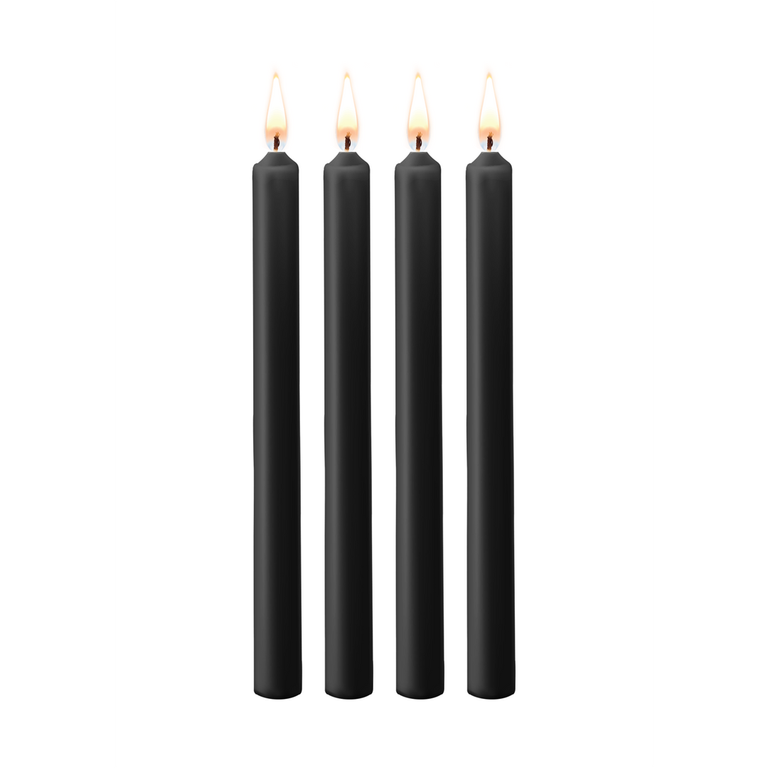 Image of Ouch! by Shots Teasing Wax Candles - 4 Pieces - Large - Black