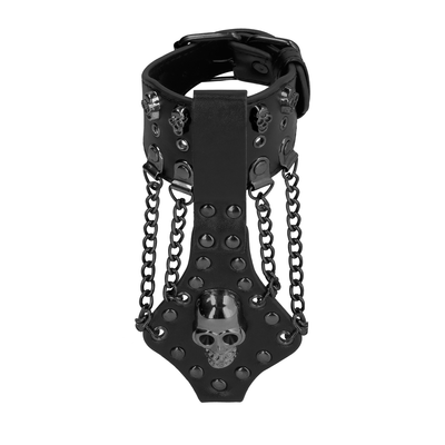 Image of Ouch! by Shots Bracelet with Skulls and Chains