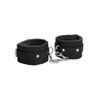 Image of Ouch! by Shots Plush Leather Ankle Cuffs