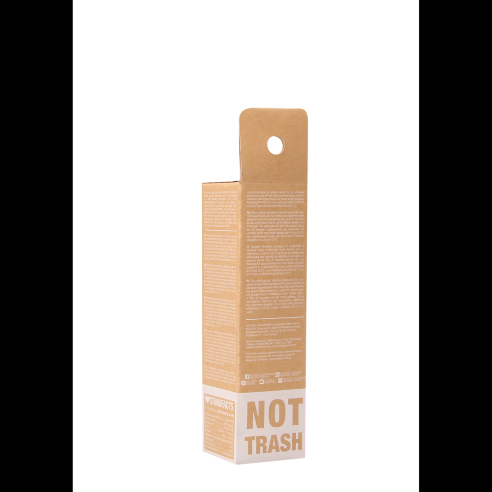 Natural Pleasure by Shots Biologisch afbreekbare vibrator - 5.5 / 14 cm
