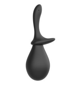 Nexus Anal Douche Set with 2 Silicone Tips - 260 ml - Black