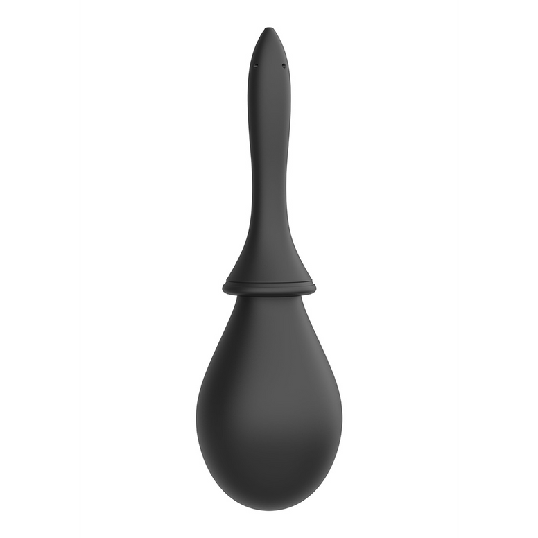 Nexus Anal Douche Set with 2 Silicone Tips - 260 ml - Black