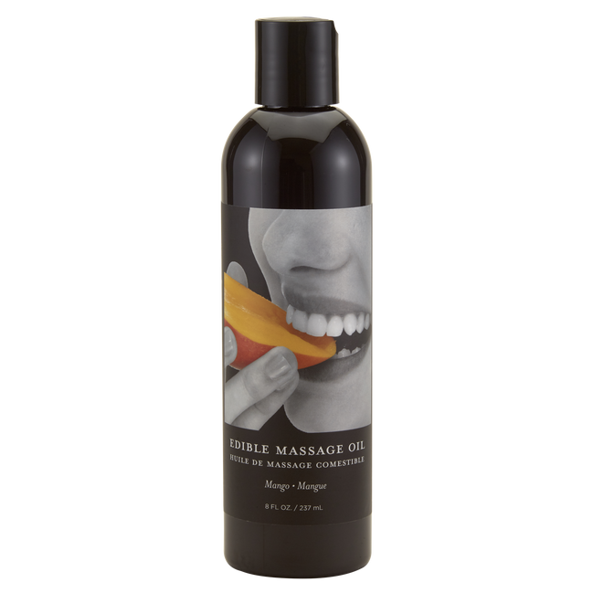 Image of Earthly body Mango Edible Massage Oil - 8 fl oz / 237 ml