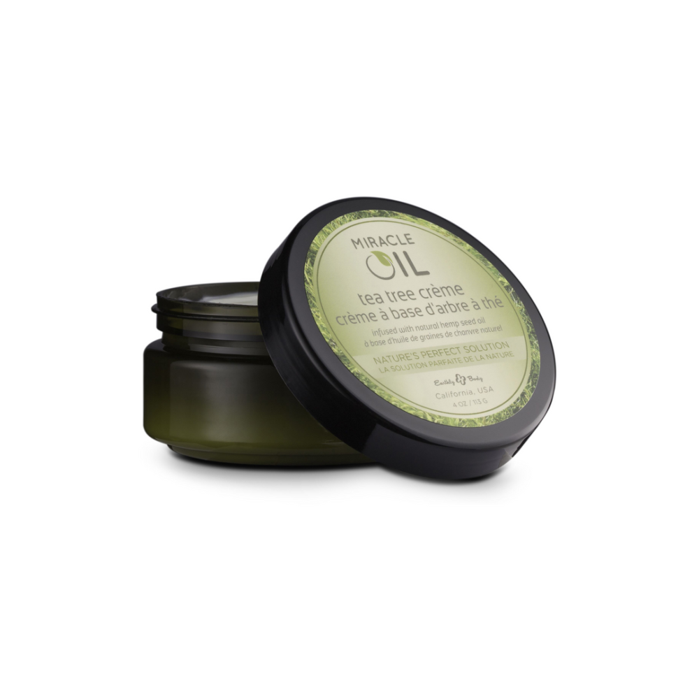 Earthly body Miracle Oil Tea Tree Skin Cream - 4 oz / 113 gr