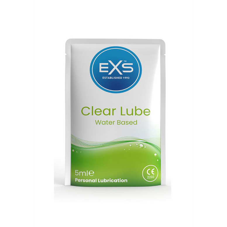 EXS EXS Clear Lube Sachets - 100 Pieces