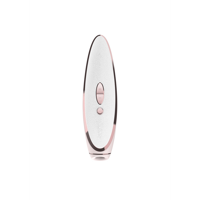 Image of Prêt-á-Porter - Luxury Air Pulse Stimulator and Vibration - White/Rose Gold