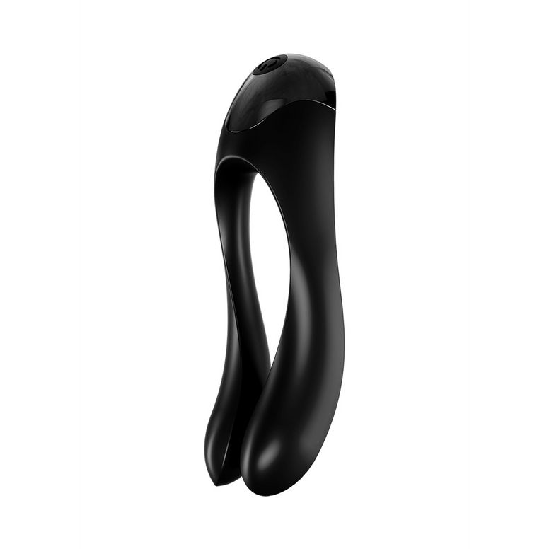Image of Candy Cane - Finger Vibrator for Intimate Zones - Black 