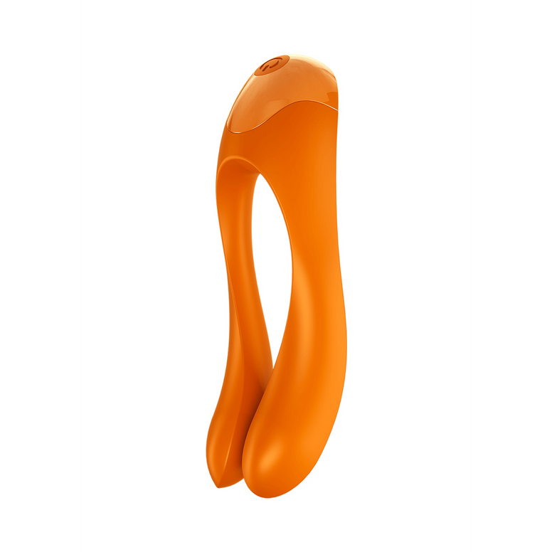 Image of Candy Cane - Finger Vibrator for Intimate Zones - Orange 