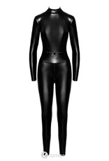 * NOIR handmade Wetlook catsuit met rittsluiting Noir Handmade Projectfetish