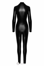 * NOIR handmade Wetlook catsuit met rittsluiting Noir Handmade Projectfetish