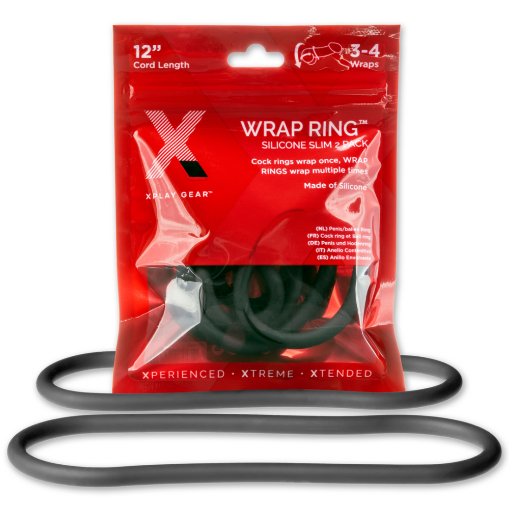 PerfectFitBrand Silicone Slim Wrap Ring - Cockring / Ball Strap - 12 / 30 cm