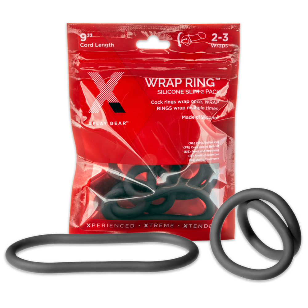 PerfectFitBrand Silicone Slim Wrap Ring - Cockring / Ball Strap - 9 / 22 cm