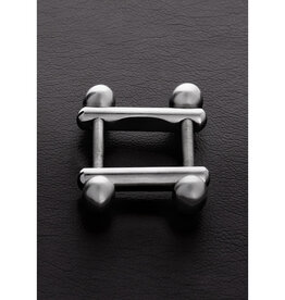 Steel by Shots Nipple Clamp with Two End Ball