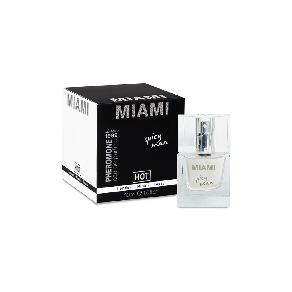 Image of HOT Miami Spicy - Pheromone Perfume for Men - 1 fl oz / 30 ml