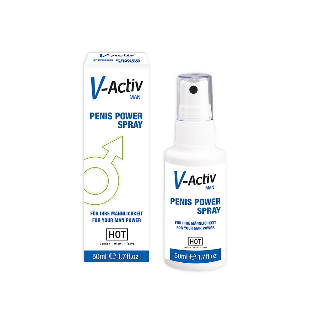 Image of HOT V-Activ - Penis Power Spray for Men - 2 fl oz / 50 ml