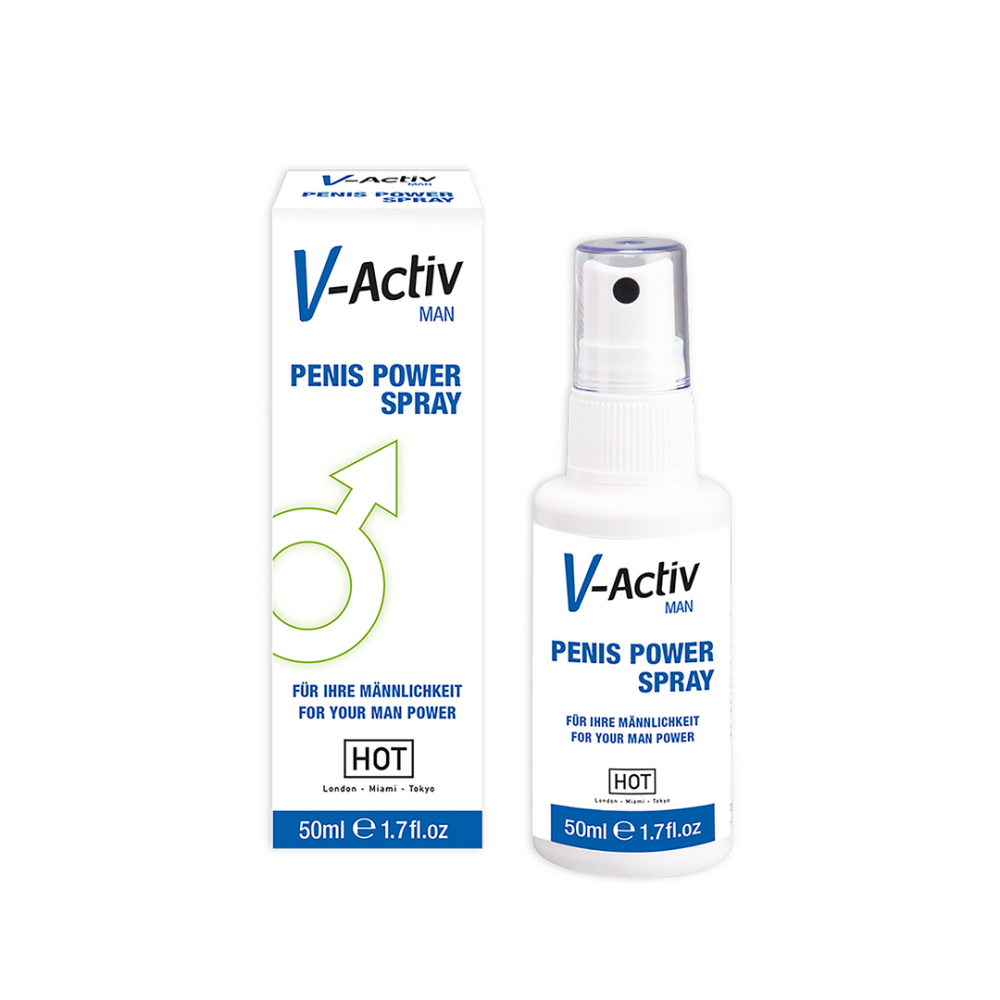 Image of HOT V-Activ - Penis Power Spray for Men - 2 fl oz / 50 ml