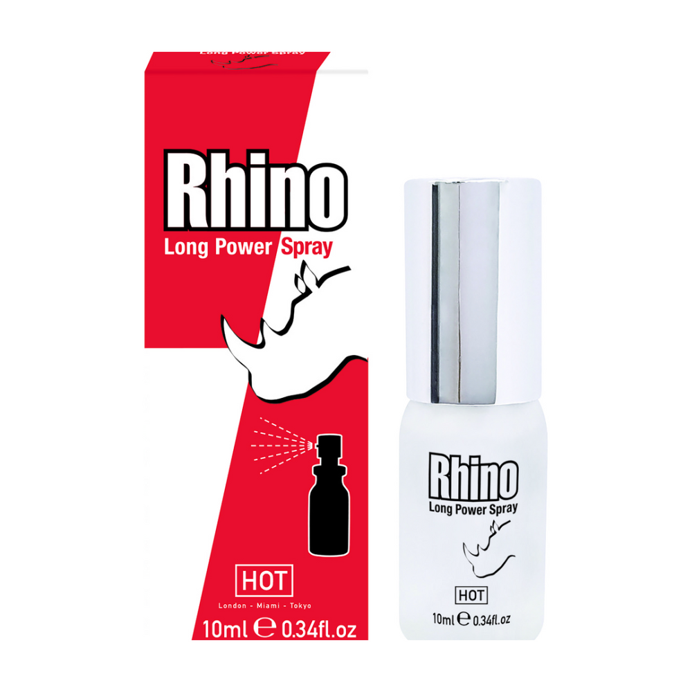 HOT Rhino - Long Power Spray / Stimulating Spray - 0.3 fl oz / 10 ml