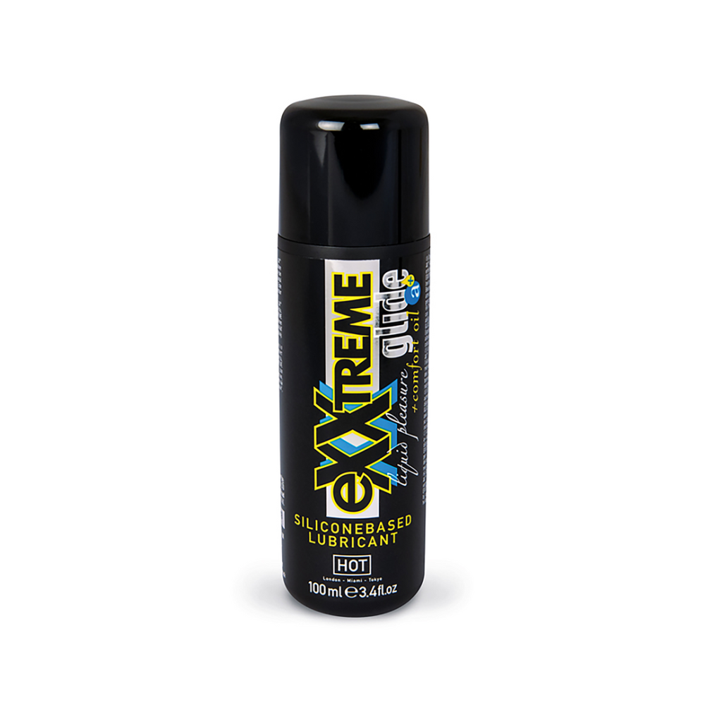 HOT Exxtreme Glide - Siliconebased Lubricant with Comfort Oil - 3 fl oz / 100 ml