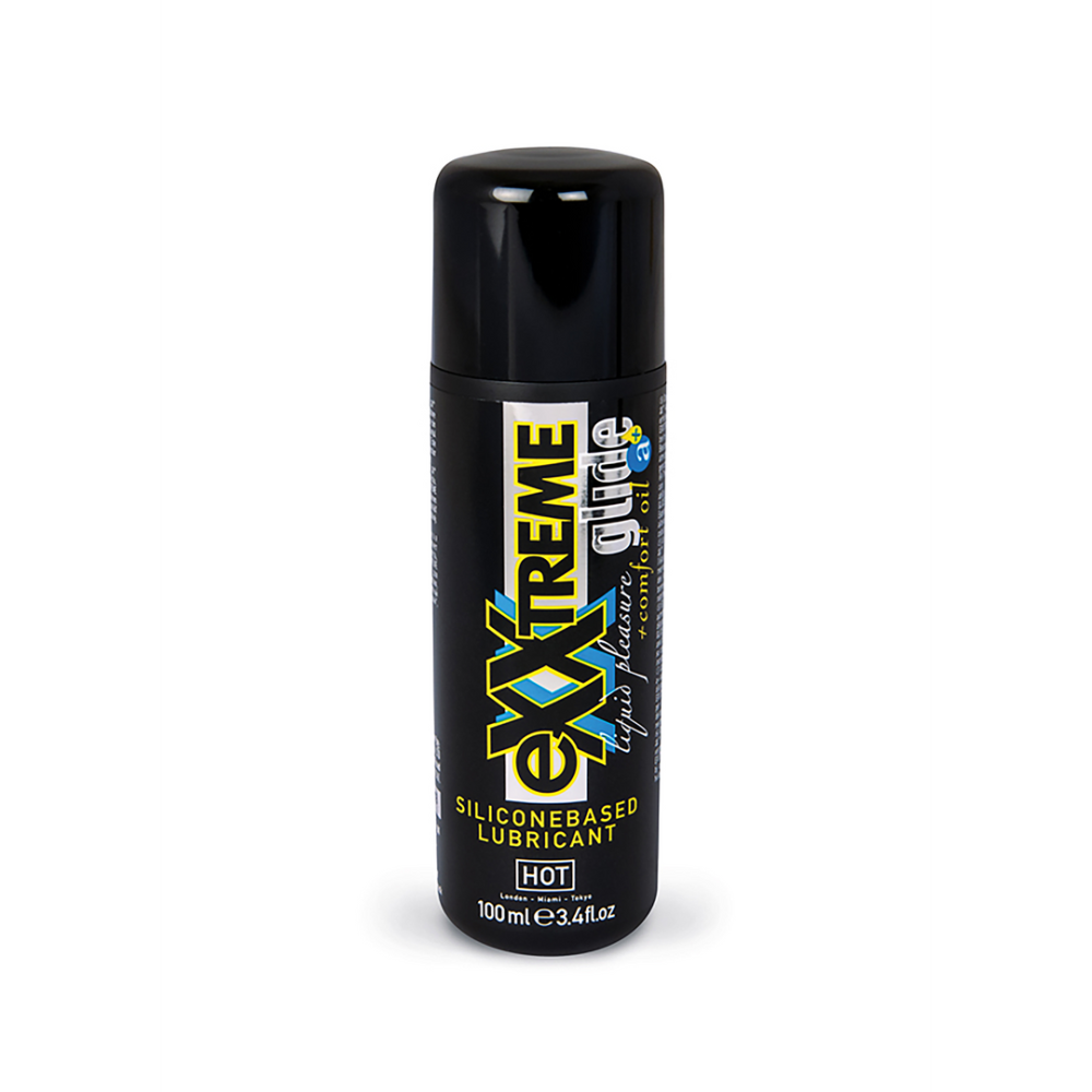 Image of HOT Exxtreme Glide - Siliconebased Lubricant with Comfort Oil - 3 fl oz / 100 ml