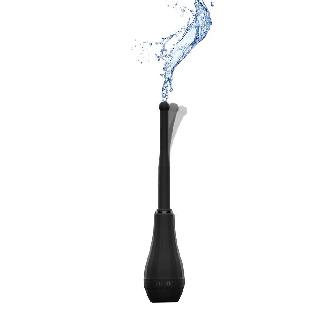 Image of PerfectFitBrand Ergoflo Director - Anal Shower - Black 