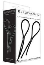 ElectraStim Rubber Adjustable Penis and Scrotal Loops