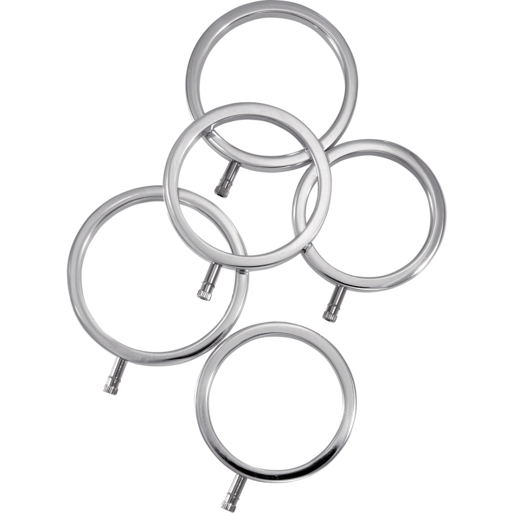 Image of ElectraStim Solid Metal Cockring Set