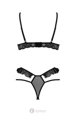 * PASSION 2-delige zwarte lingerie set Dolly van Passion