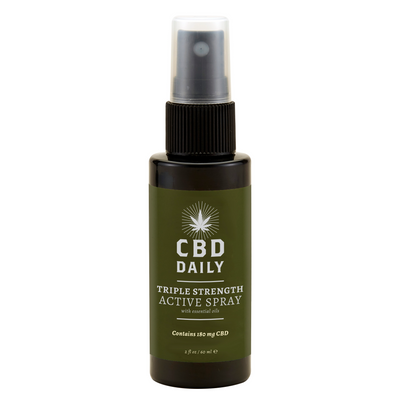 Image of Earthly body CBD Daily Active Spray with Triple Action - 2 fl oz / 60 ml 