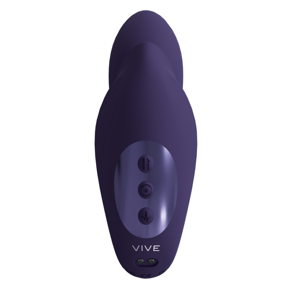 VIVE by Shots Yuki - Dual Motor G-Spot Vibrator with Massaging Beads - Purple