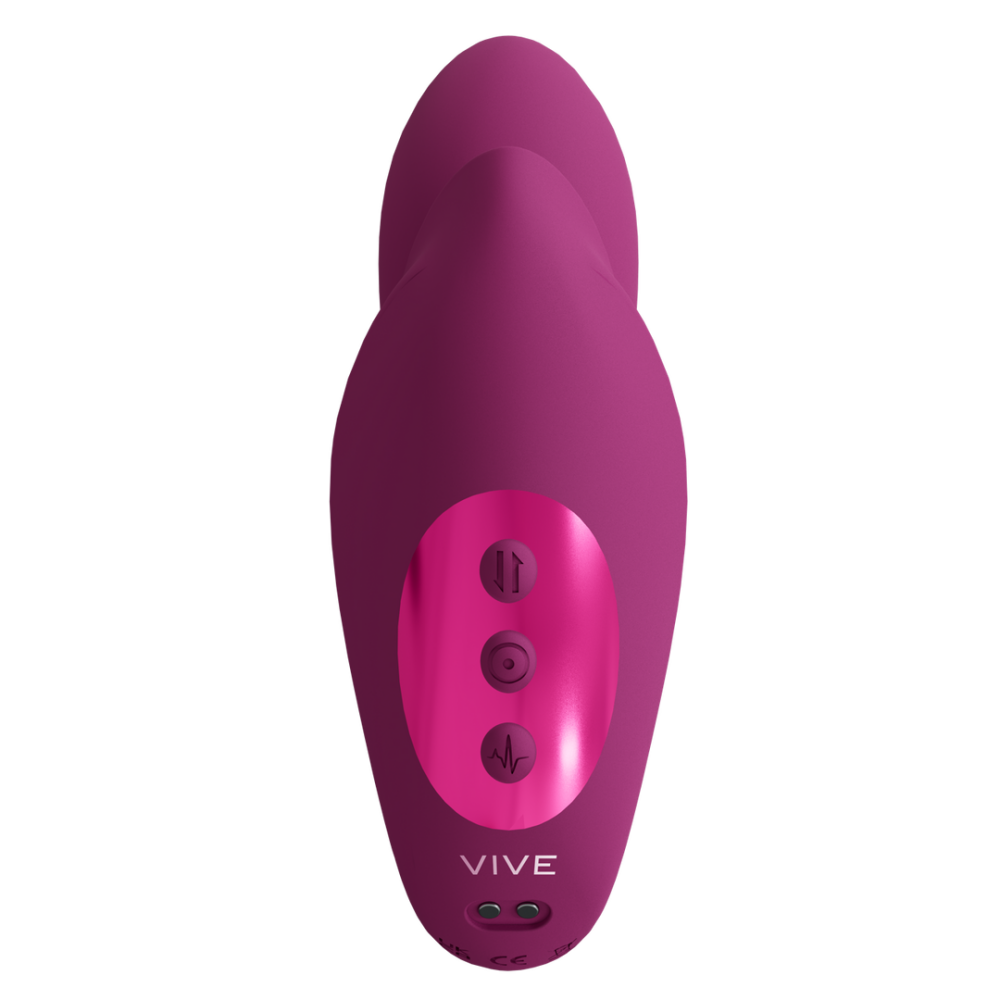 VIVE by Shots Yuki - Dual Motor G-Spot Vibrator with Massaging Beads - Pink