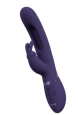 VIVE by Shots Mika - Triple Motor - Vibrating Rabbit with Innovative G-Spot Flapping Stimulator - Purple