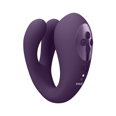 Image of VIVE by Shots Yoko - Triple Action Vibrator Dual Prongs with Clitoral Pulse Wave