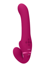 VIVE by Shots Ai - Dual Vibrating  Air Wave Tickler Strapless Strapon