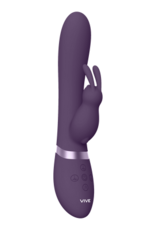 VIVE by Shots Taka - Inflatable and Vibrating Rabbit Vibrator - Purple