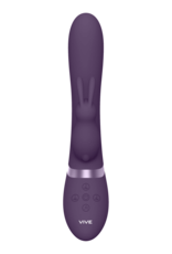 VIVE by Shots Taka - Inflatable and Vibrating Rabbit Vibrator - Purple