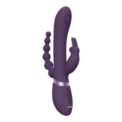 Image of VIVE by Shots Rini - Pulse Wave Vibrating Double Penetration Rabbit - Purple