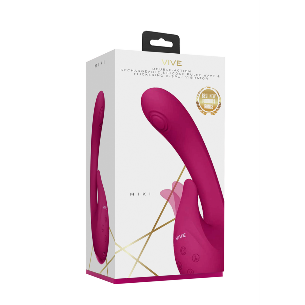 VIVE by Shots Miki - Pulse Wave  Flickering G-Spot Vibrator - Pink