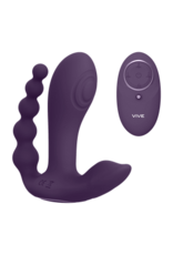 VIVE by Shots Kata - Pulse Wave  Vibrating Double Penetration Vibrator - Purple