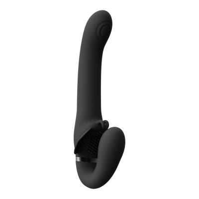 Image of VIVE by Shots Satu - Pulse-Wave and Vibrating Strapless Strapon - Black
