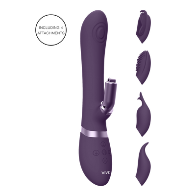Image of VIVE by Shots Etsu - Pulse Wave G-Spot Rabbit Clitoral Stimulator - Purple