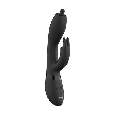 Image of VIVE by Shots Nilo - Pinpoint Rotating G-spot Rabbit - Black