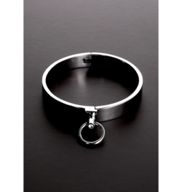 Steel by Shots Stylish Slave Collar with Gemstones - US Size 16 / EU Size 44
