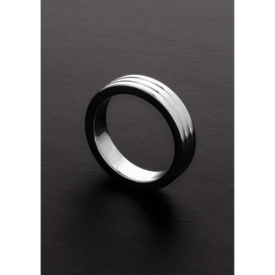 Image of Steel by Shots Ribbed C-Ring - 0.4 x 2 / 10 x 50 mm