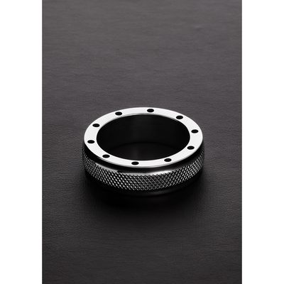 Image of Steel by Shots COOL and KNURL C-Ring - 0.6 x 2.2 / 15 x 55 mm