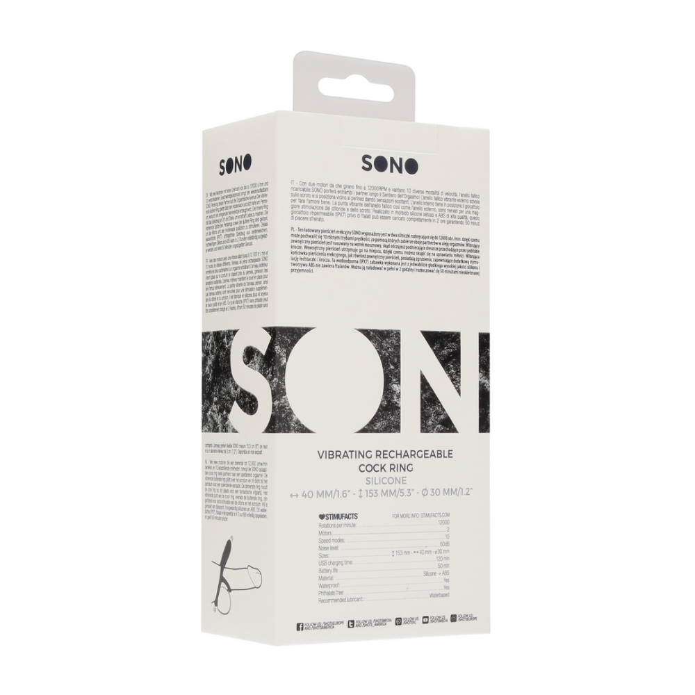 Sono by Shots No.88 - Vibrating Rechargeable Cockring