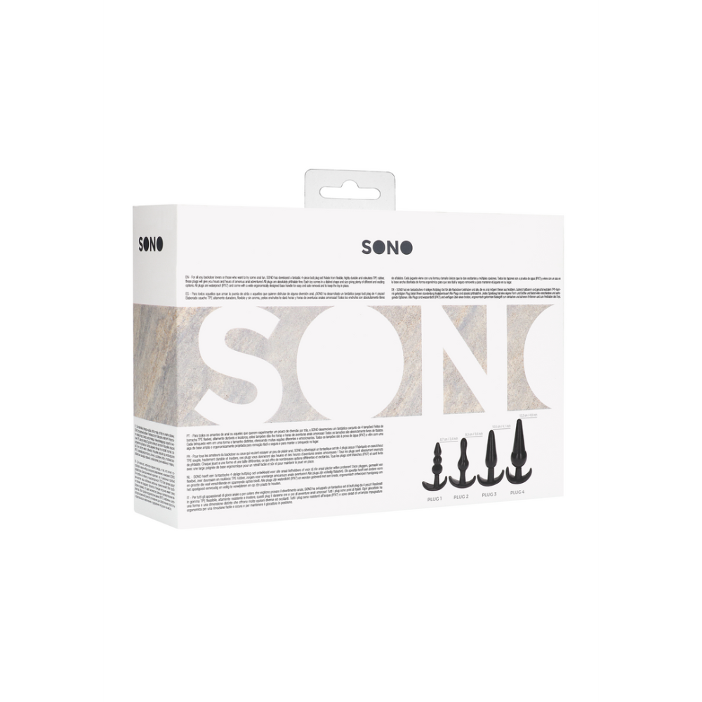 Sono by Shots No.80 - 4-Piece Butt Plug Set