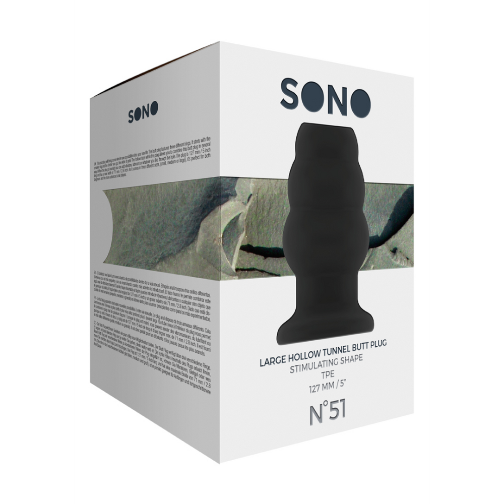 Sono by Shots No.51 - Hollow Tunnel Butt Plug - Large