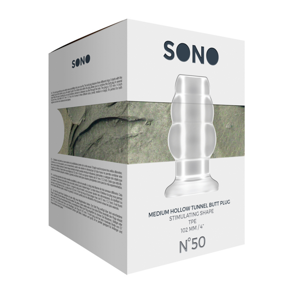 Sono by Shots No.50 - Hollow Tunnel Butt Plug - Medium